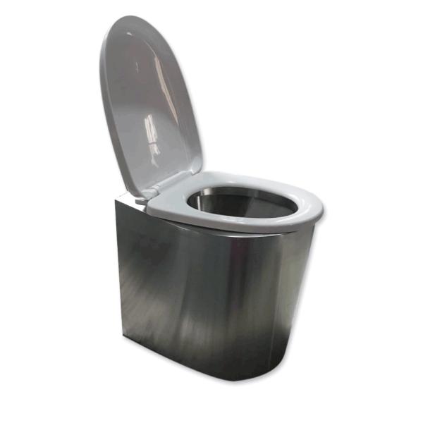 SS 304 Railway Carriage Interiors 3000ml Stainless Steel Marine Toilet Wire