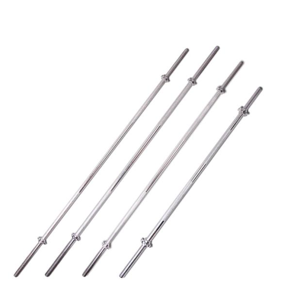 1200mm 1500mm 1800mm Solid Chromed Crossfit Barbell Bar With Sinlcok