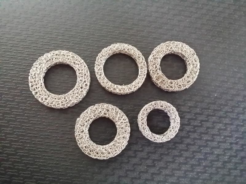 Compressed Knitted Stainless Steel Screen 304 0.2mm diameter For Exhaust Silencers