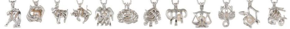 zodiac cage pendants