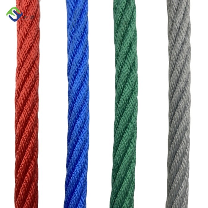 PP Multifilament Combination Wire Rope 6 Strand With Fiber Core