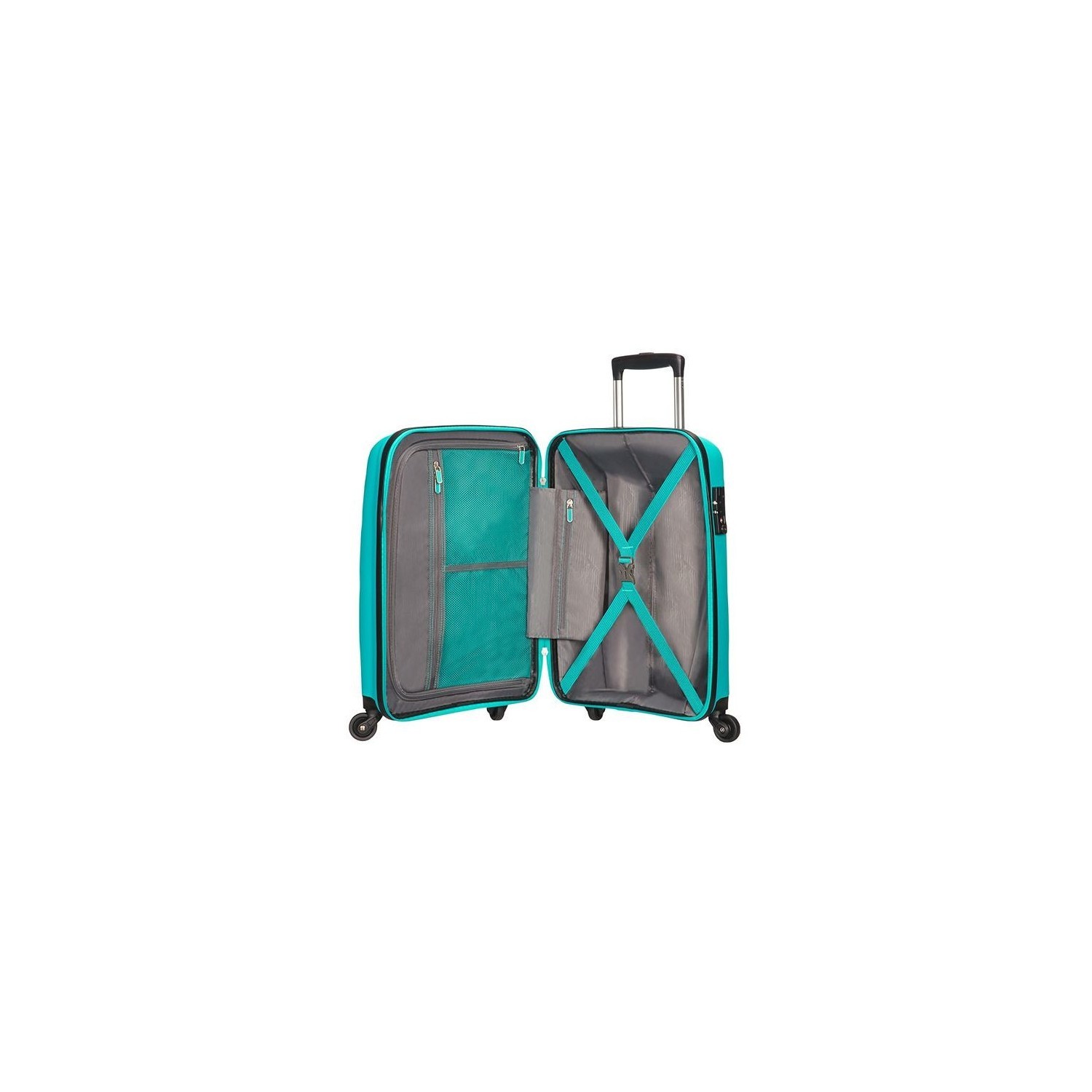 Floral Printing TSA Lock 210D Polyester PP Trolley Luggage