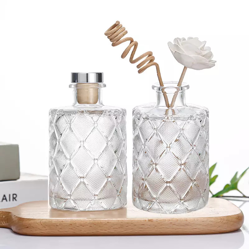 50ml Reed Diffuser Bottle Glass 200ml Reed Diffuser Perfume Bottles With Cork