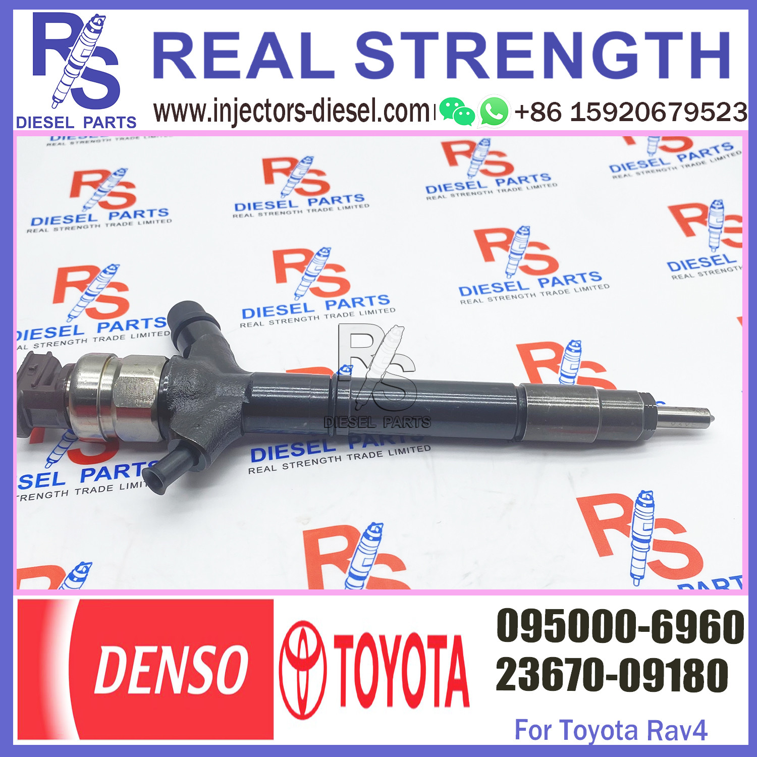 injector nozzle 23670-0R030 23670-09240 injector for Toyota 1AD-FTV common rail injector 095000-6410 095000-6960