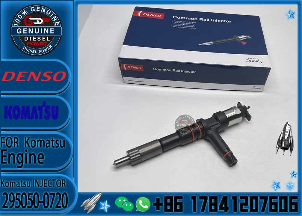Good Quality Common Rail Injector 295050-0720 6252-11-3100 For KOMATSU PC490-10/PC490-11/HM300-3/HM300-5