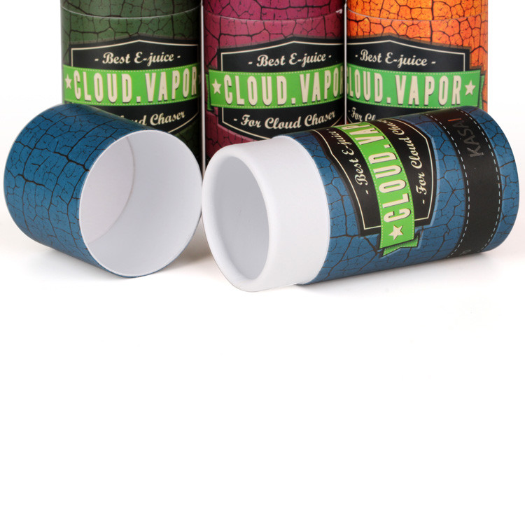 Mini Custom Print Paper Tube Packaging Cardboard Cylinder Boxes Ribbon