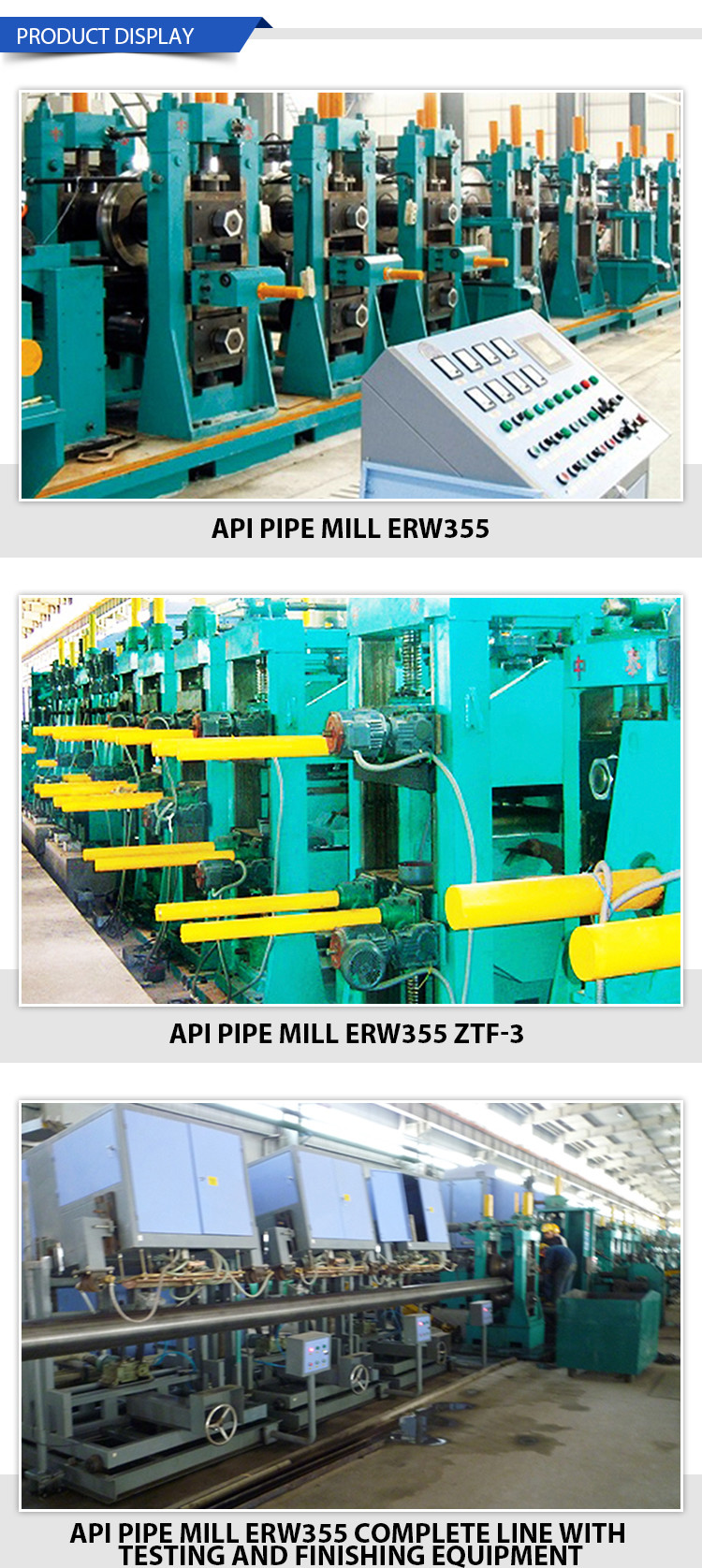 Diameter 325-660mm ERW660 Pipe Tube Mill 20m/Min High Frequency Welding