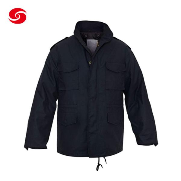 Quality M65 Military Outdoor Equipment Bdu Type Black Plain Field Military Jacket for sale