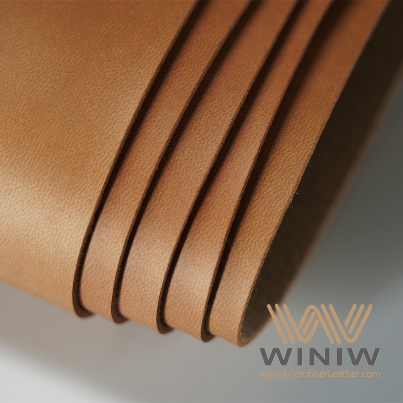 High Quality Micro Fiber PU Synthetic Leather For Labels Making 