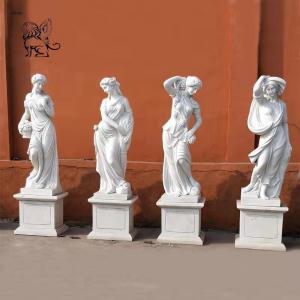Buy cheap Marble Four Season Goddess Statue Life Size Stone Carved Garden Sculpture product