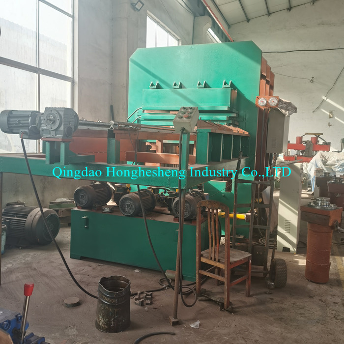 250-500mm Piston Stroke Rubber Plate Vulcanizer Steam Heating