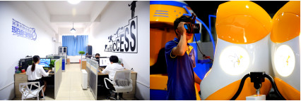Interactive Virtual Reality Theme Park Custom Design Game Center Multiplayers