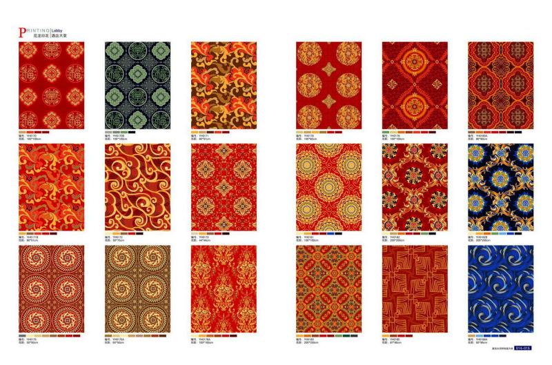 100 Nylon Modern Home Carpet , Nylon Printed Carpet Various Color