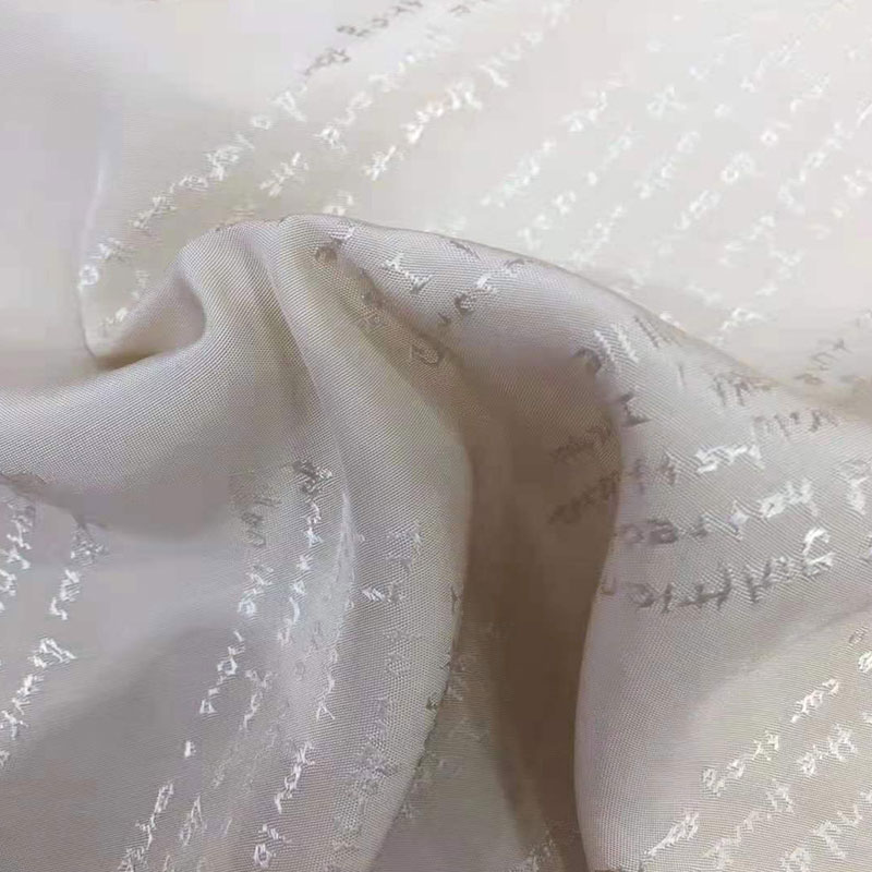 Abstract pattern 140cm 100% Viscose Jacquard Satin Fabric Jacquard Dress Material