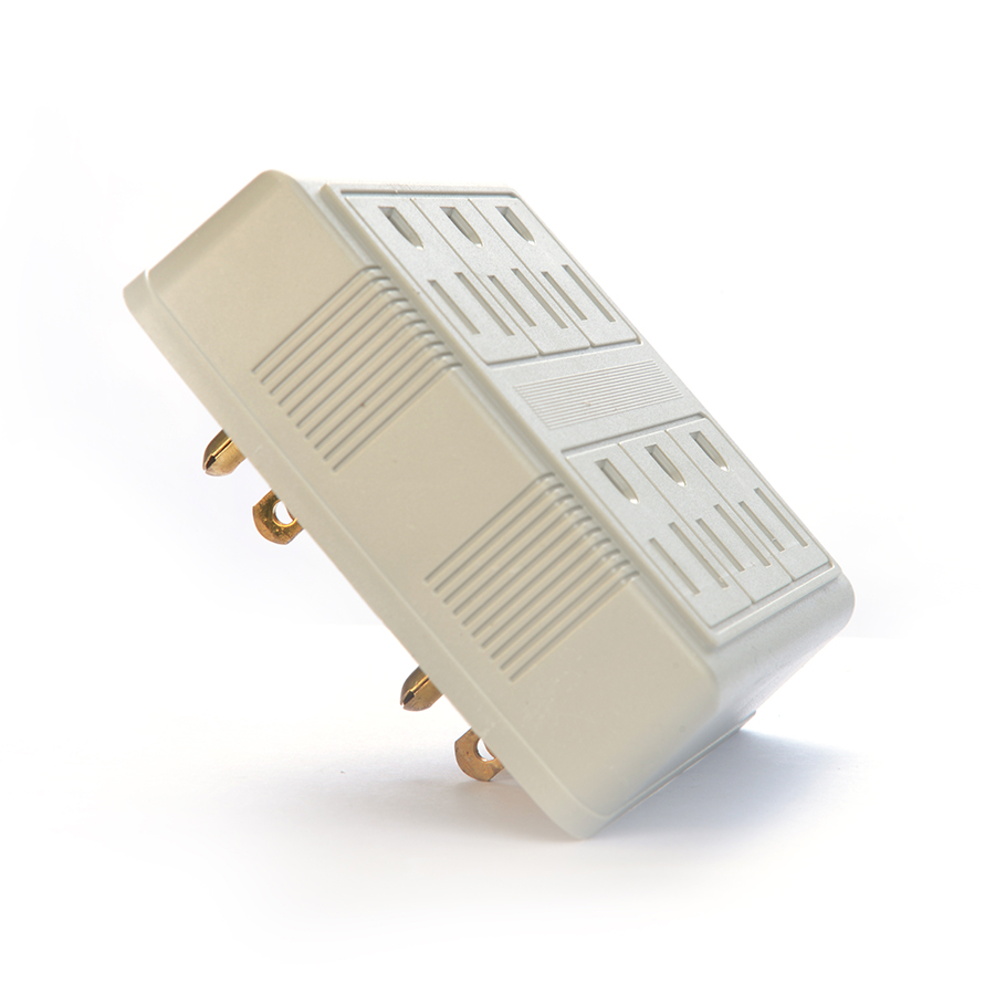 Portable American Standard ETL Socket Adaptor for Mobile Charging 1 Outlets and Self Grounding