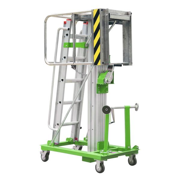 Ce Certified Hand Winch Elevating Lift with 3.2m Platform Height
