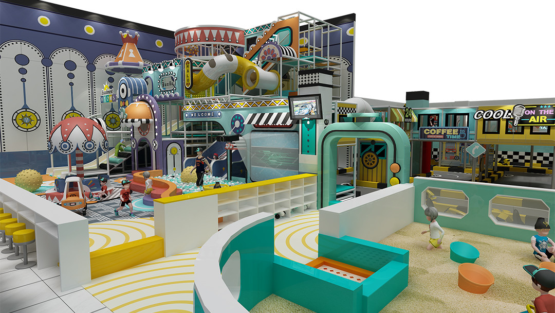 2-12 Years Kids Indoor Play Structure Amusement Park Equipment Free Design