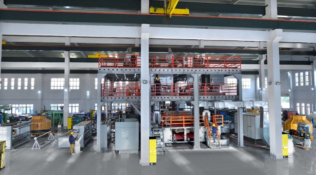 China Best Sale Double Beam Ss PP Non-Woven Production Line Making Machine PP Machine Medical Manufacturing Machines to Produce Cloth PE Coated Fabric