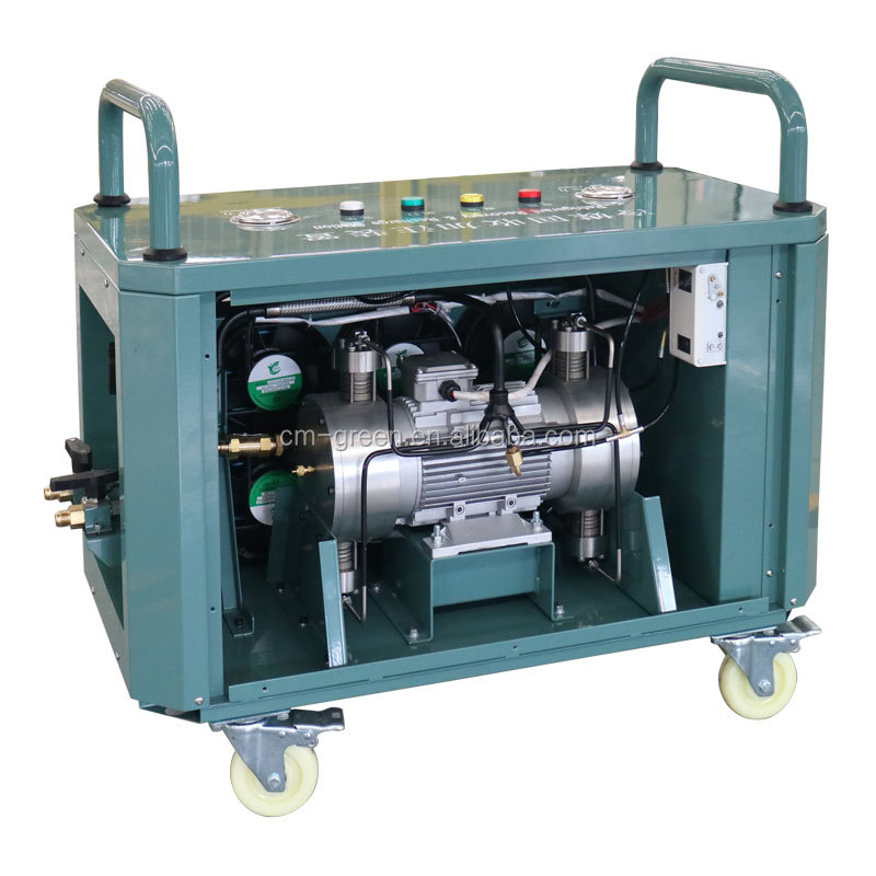 CM5000 2HP Oil Less Ac Recovery Recharge Machine Refrigerant Recovery System