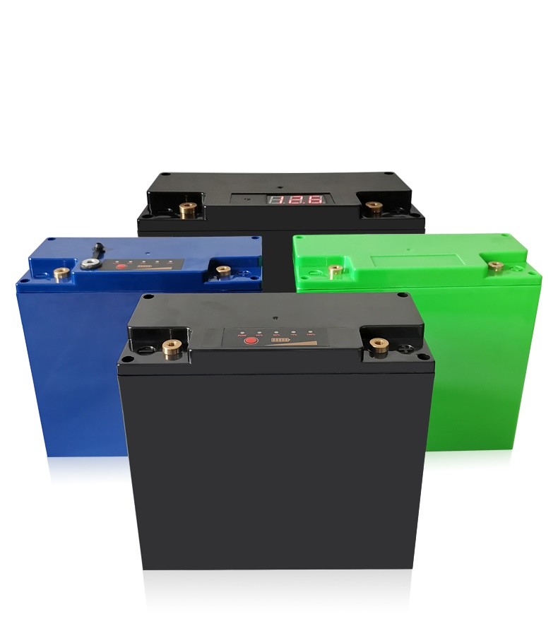 Green 20AH 12V Lithium Battery Pack 3000 Cycle Life 4S1P Connector