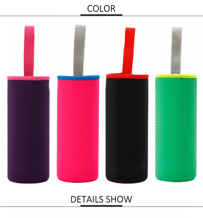 Eco Friendly Pure Color Lycra Glass Bottle Cover