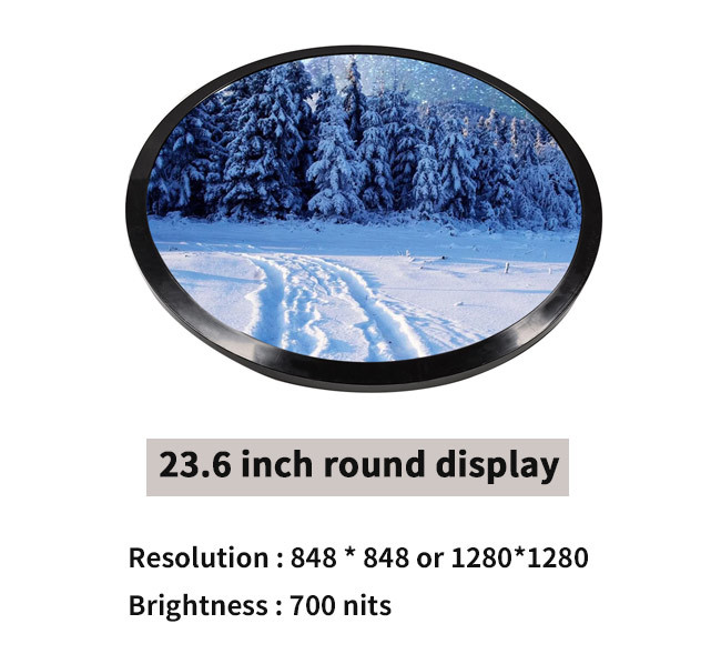 23.6 Inch Round LCD Display