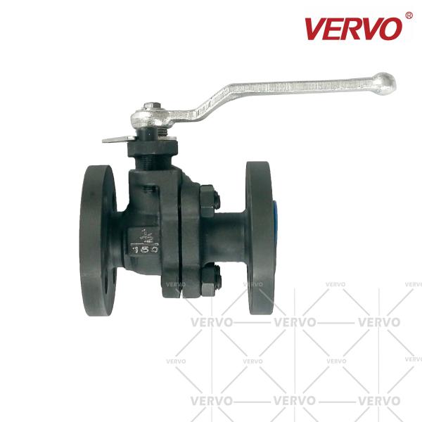 150LB 2 piece Ball Valve A105 Forged Steel Flange Ball Valve Two-Piece