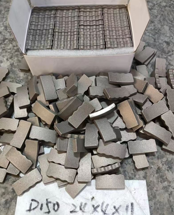 Fast Cutting Reinforced Concrete Segment For Diamond Crown
