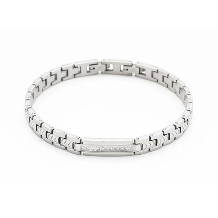 Vintage Fashion Men Jewelry Silver Stainless Steel Bracelets