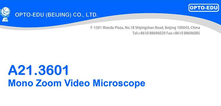 Monocular Zoom A21.3601-STL7 0.7x Video Microscope