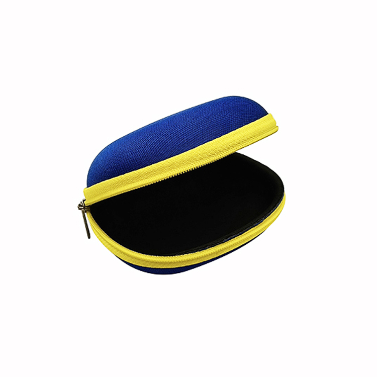 Low MOQ Combination Leather Zipper Sunglasses Case Irregular Shape