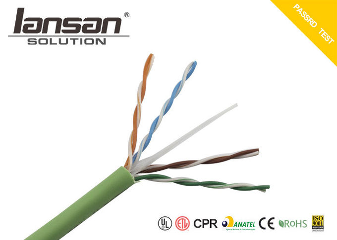 Indoor LSZH PVC 4 Pairs 23AWG Cat6 UTP network cable