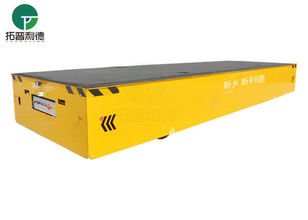 Assembly Line Boiler Plant 20t Transfer Battery Trackless Flat Car