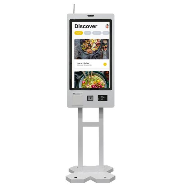 Quality Restaurant Wall Mount Food Ordering Kiosk 27 Inch Touch Screen for sale
