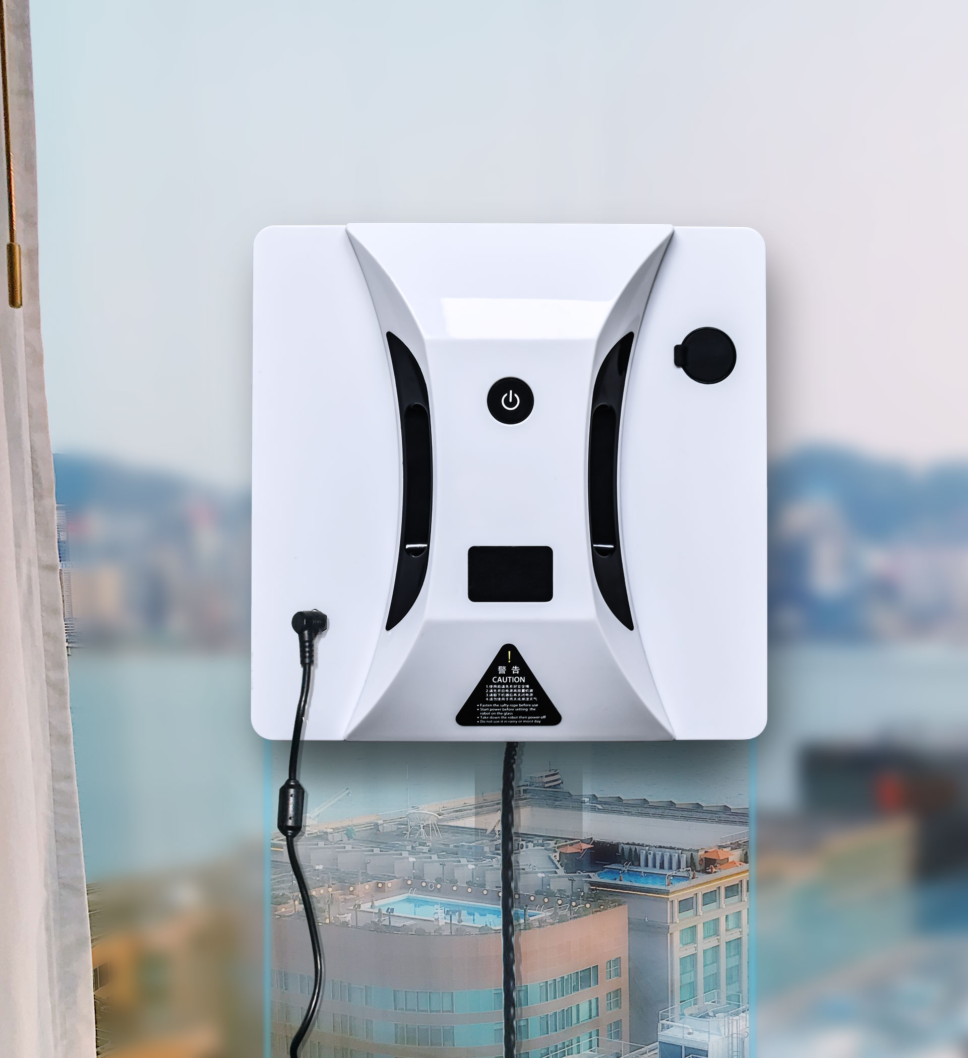 3 Mode Window Cleaning Robot 65 DB Automatic Noise Water Spray Window Cleaner