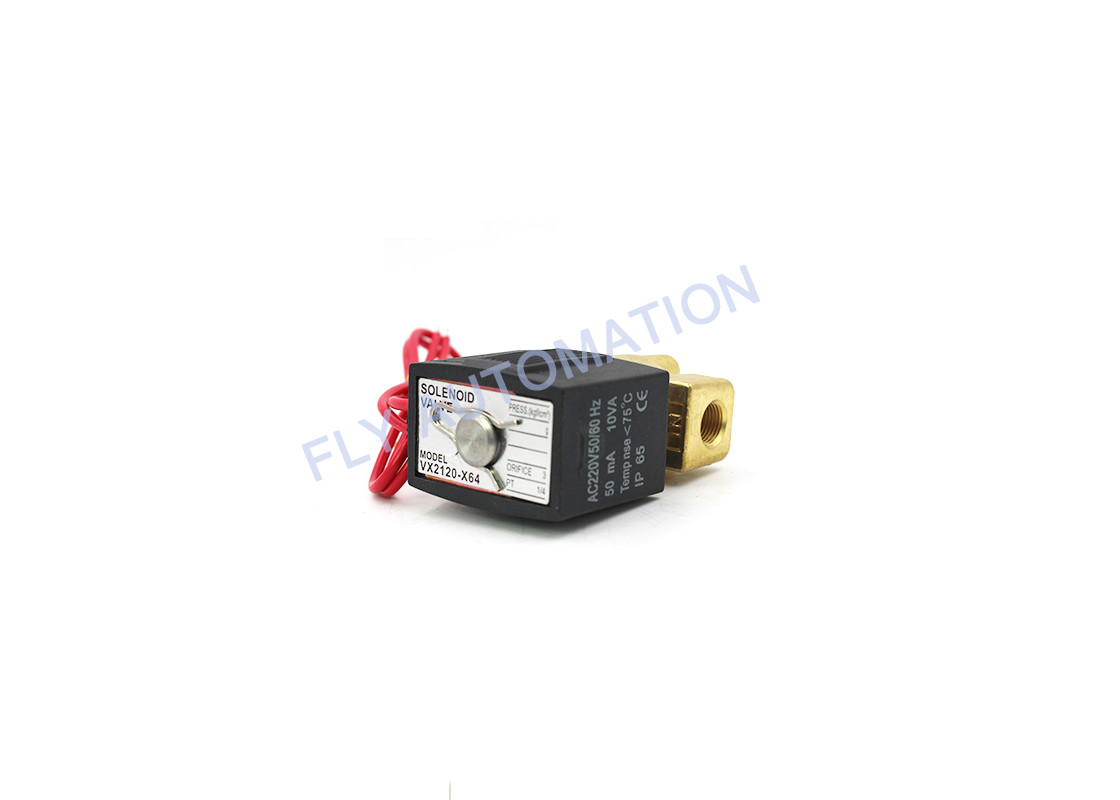 VX2120-08 G1/4 2 Way Pneumatic Solenoid Valve Brass