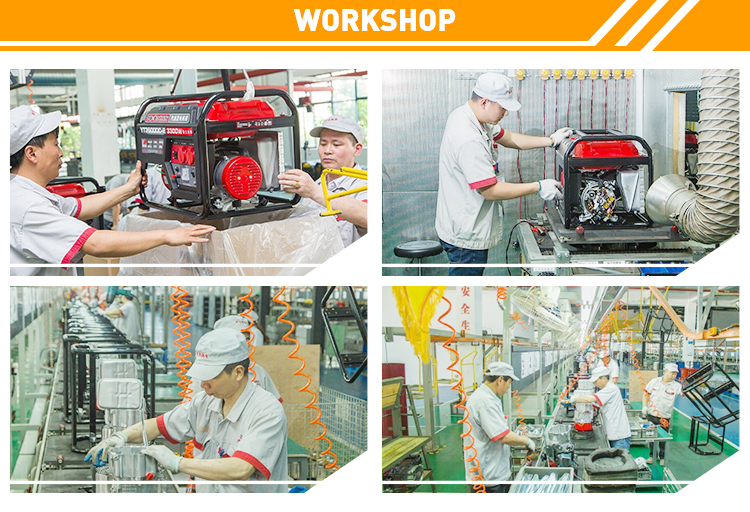 3000RPM/3600RPM Small Open Type Silent Diesel Generator with 0.211 Displacement