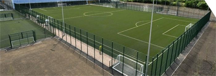 Metal Welded Wire Fence Panels Powder Coating For Sports Ground Leisure Center
