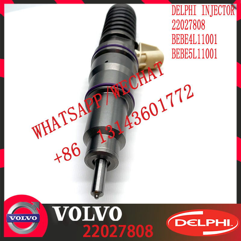 22027808 Common Rail Diesel Fuel Injector Assy 22027808 BEBE4L11001 BEBE5L11001 E3.5 for VOVLO MD13 US13