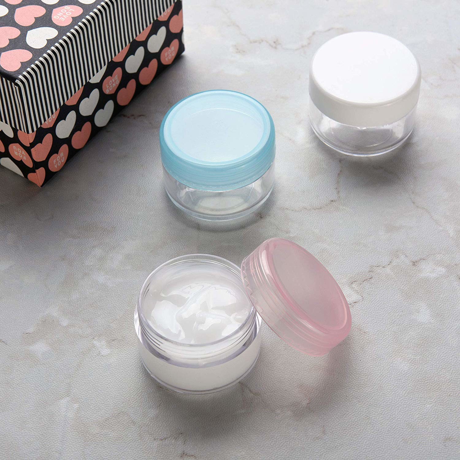 ODM 10ml Cosmetic Cream Jar Empty Plastic Jars With PP Cap