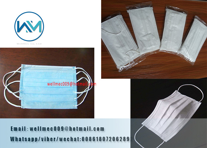 100 PCS/MIN Full Automatic Nonwoven Disposable Surgical Face Mask Making Machine