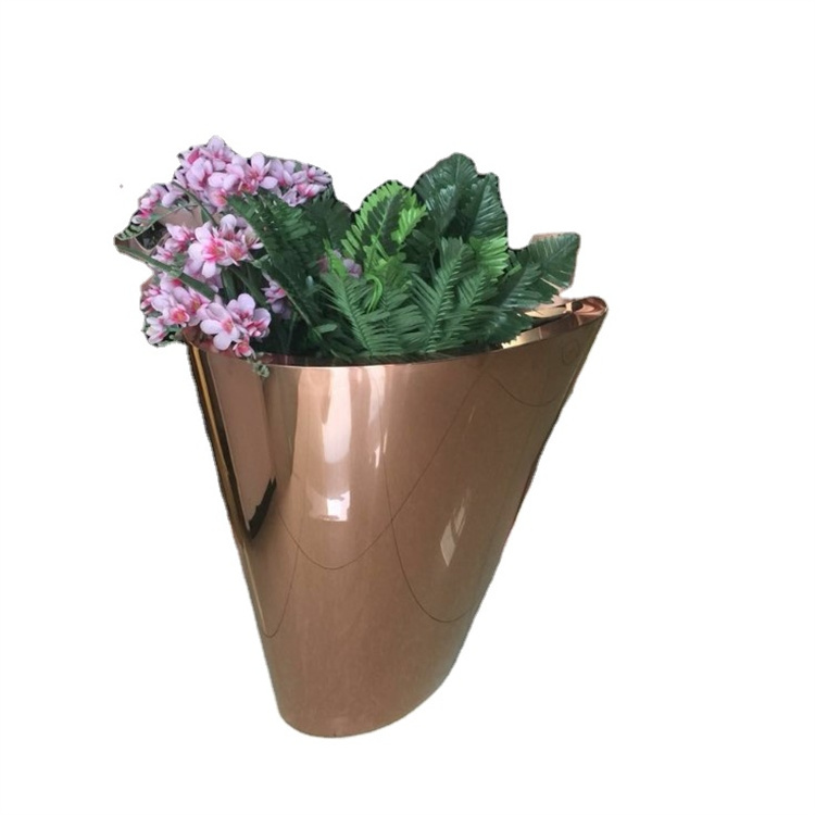 Special-shaped luxury outside modern flower planter and flower pot