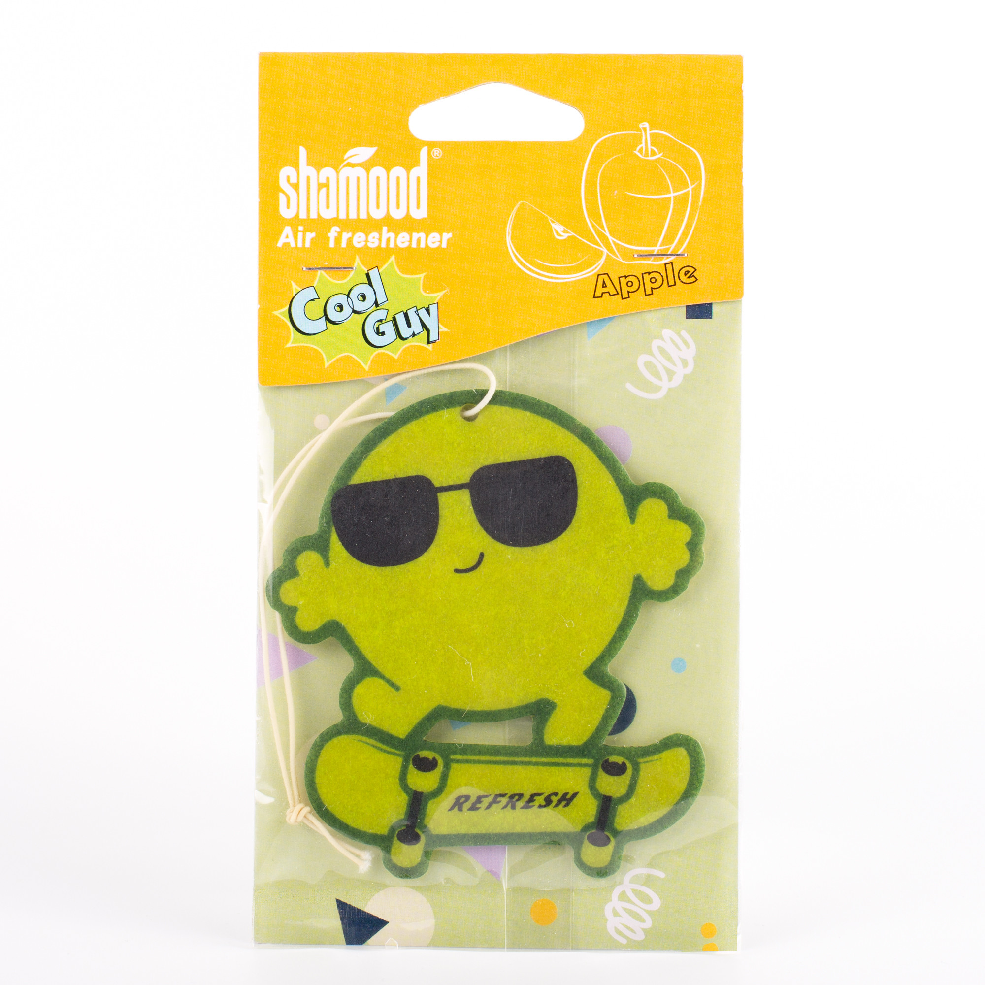 Apple Scent MSDS Odm Hanging Paper Car Air Freshener
