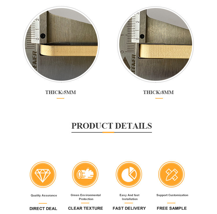 Factory Customized Environmentally Friendly Wood Grain Wood Veneer Wall Panels