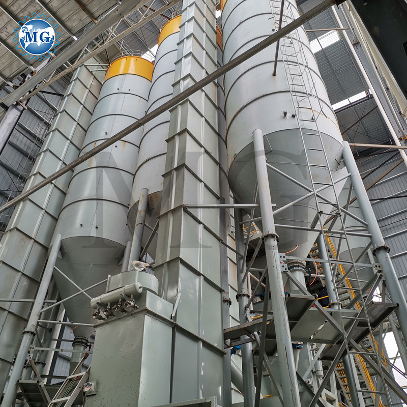 380V 50HZ Tile Adhesive Machine / Mixing Packagiing Dry Mortar Production Line