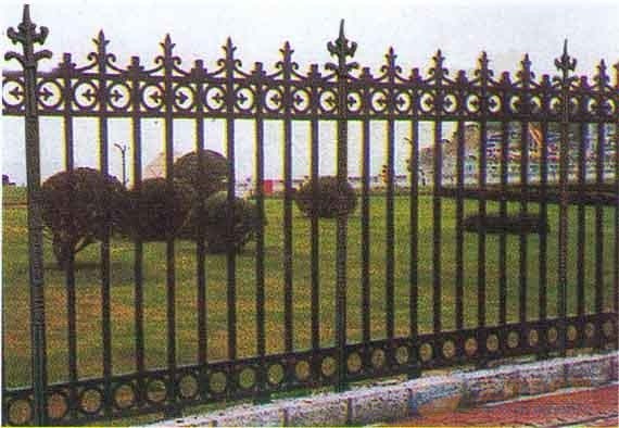 Morden Wrought Iron Railing Cast Iron Deck Railing Rustproof Easy Install