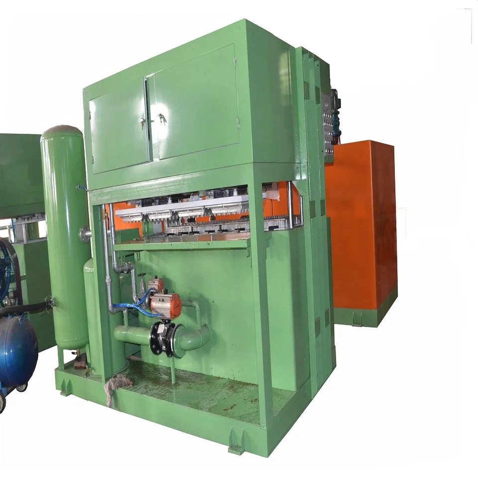 High Performance Paper Egg Tray Pulp Moulding Machine For Paper Tray Final Products