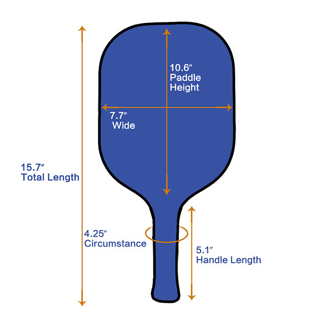 Aramid Honeycomb Fiberglass Pickleball Paddles Racket Custom Design