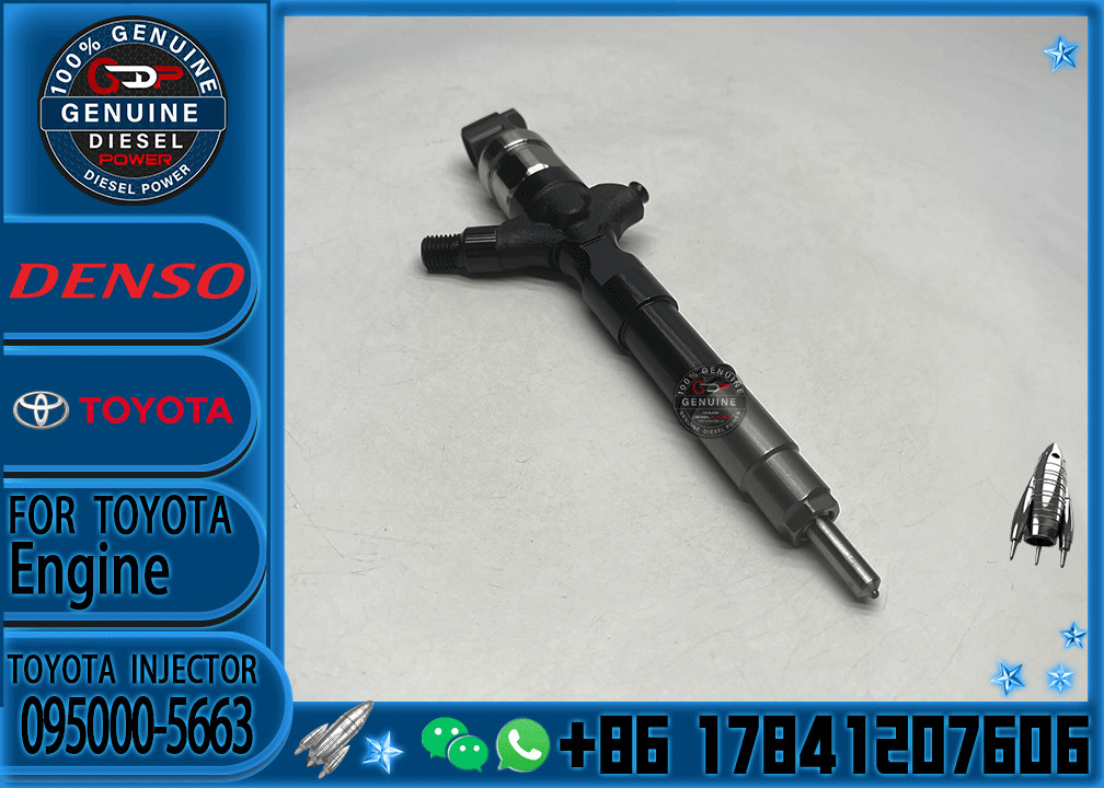Good Quality Diesel Engine Parts 23670-30050 Common Rail Fuel Injector Assembly 095000-5663