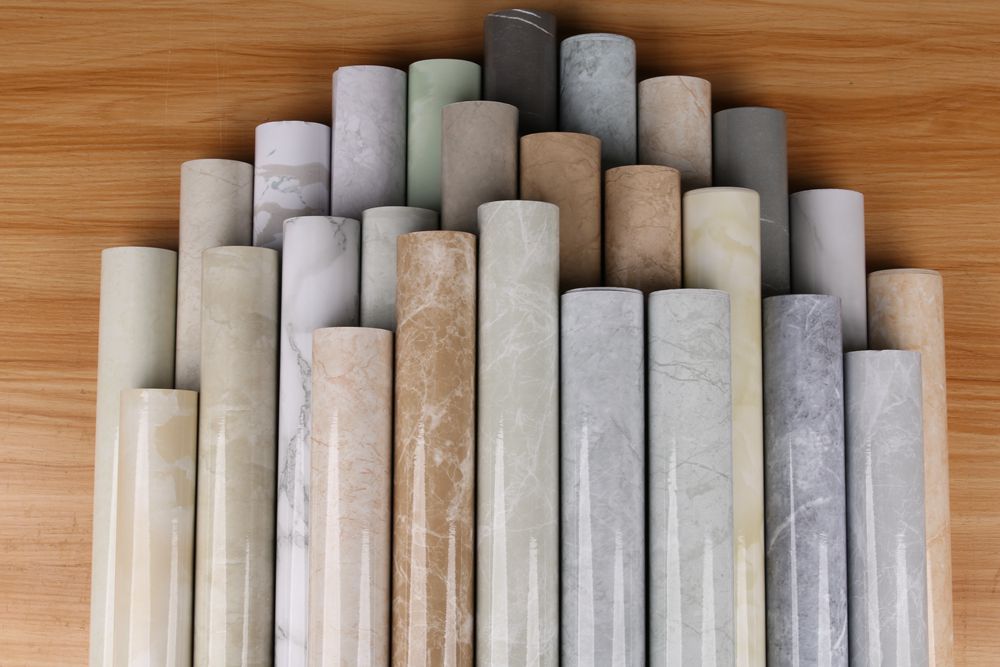 Peel Stick Marble Wallpaper Roll 60cm*10m Size for Table Cupboard Cabinet and Countertop Marble Design Granite Style